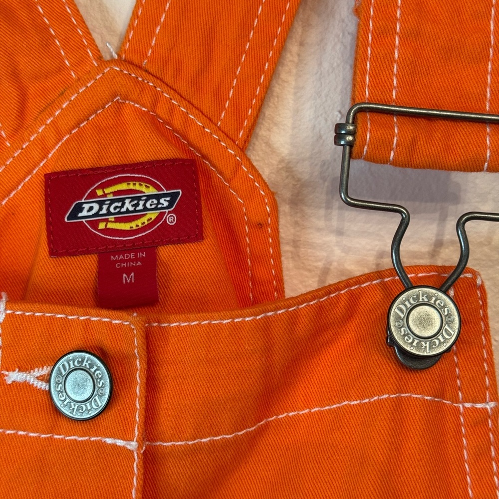 NWT dickies orange overall dress - Picture 3 of 8